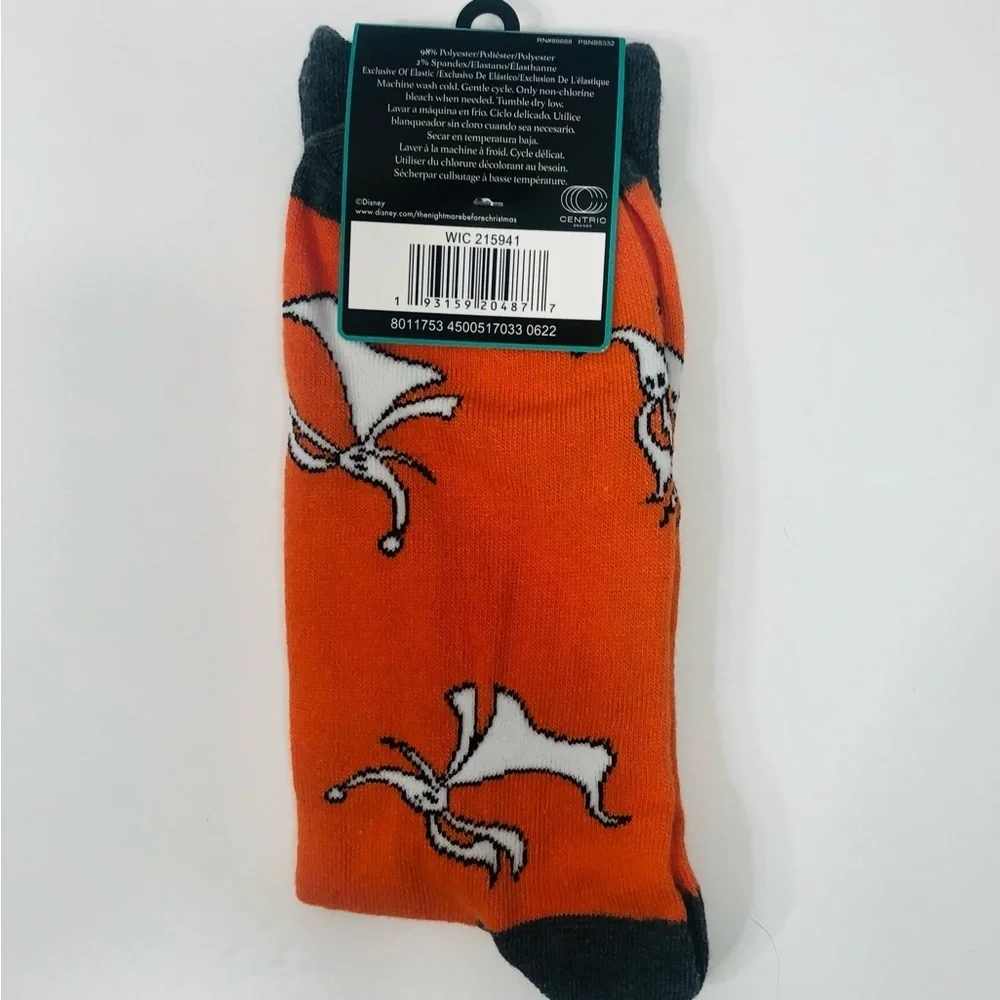 Zero/Jack Skellington Knee High Socks 6-12